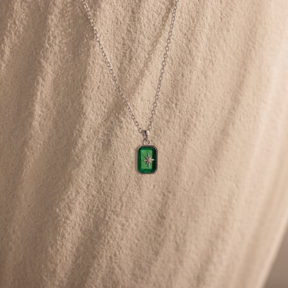 North Star Birthstone Necklace