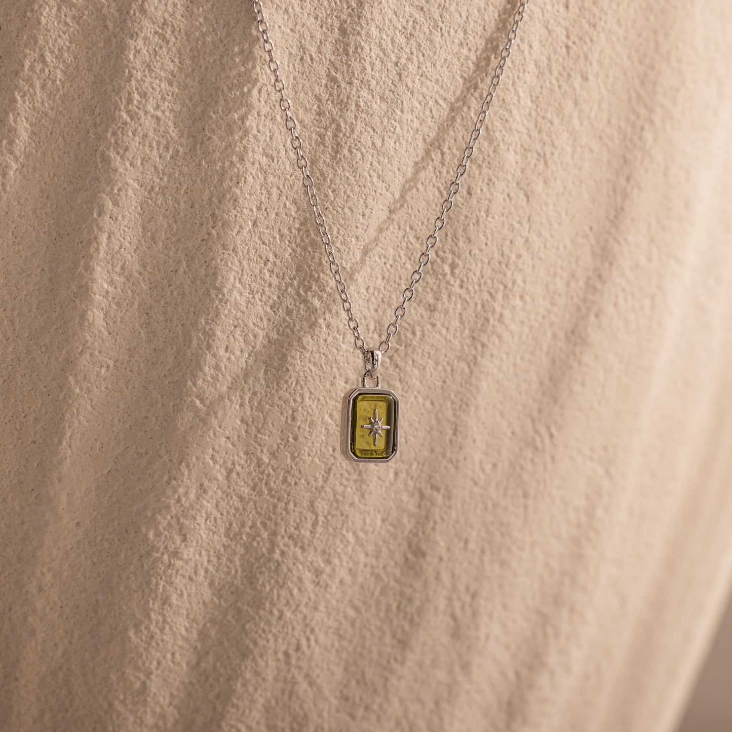 North Star Birthstone Necklace