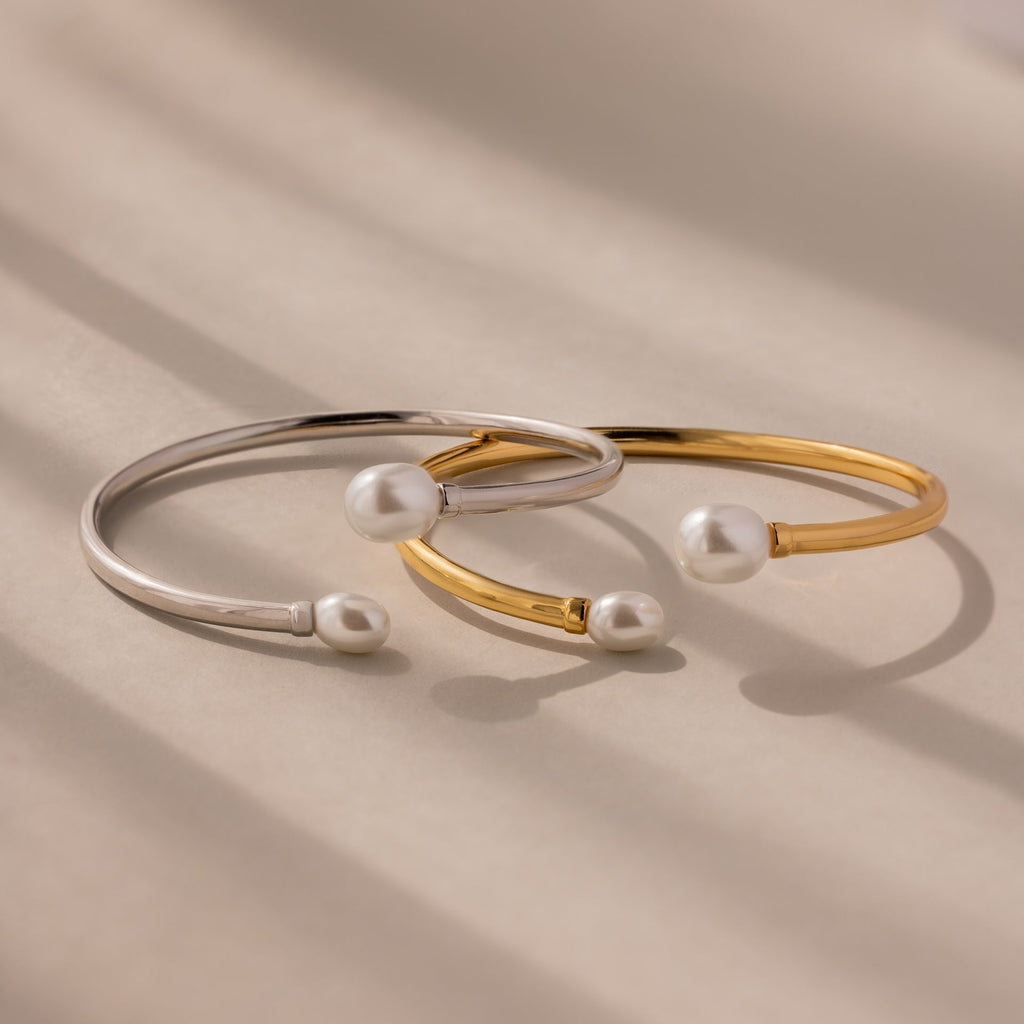 Serenity Pearl Cuff Bracelet