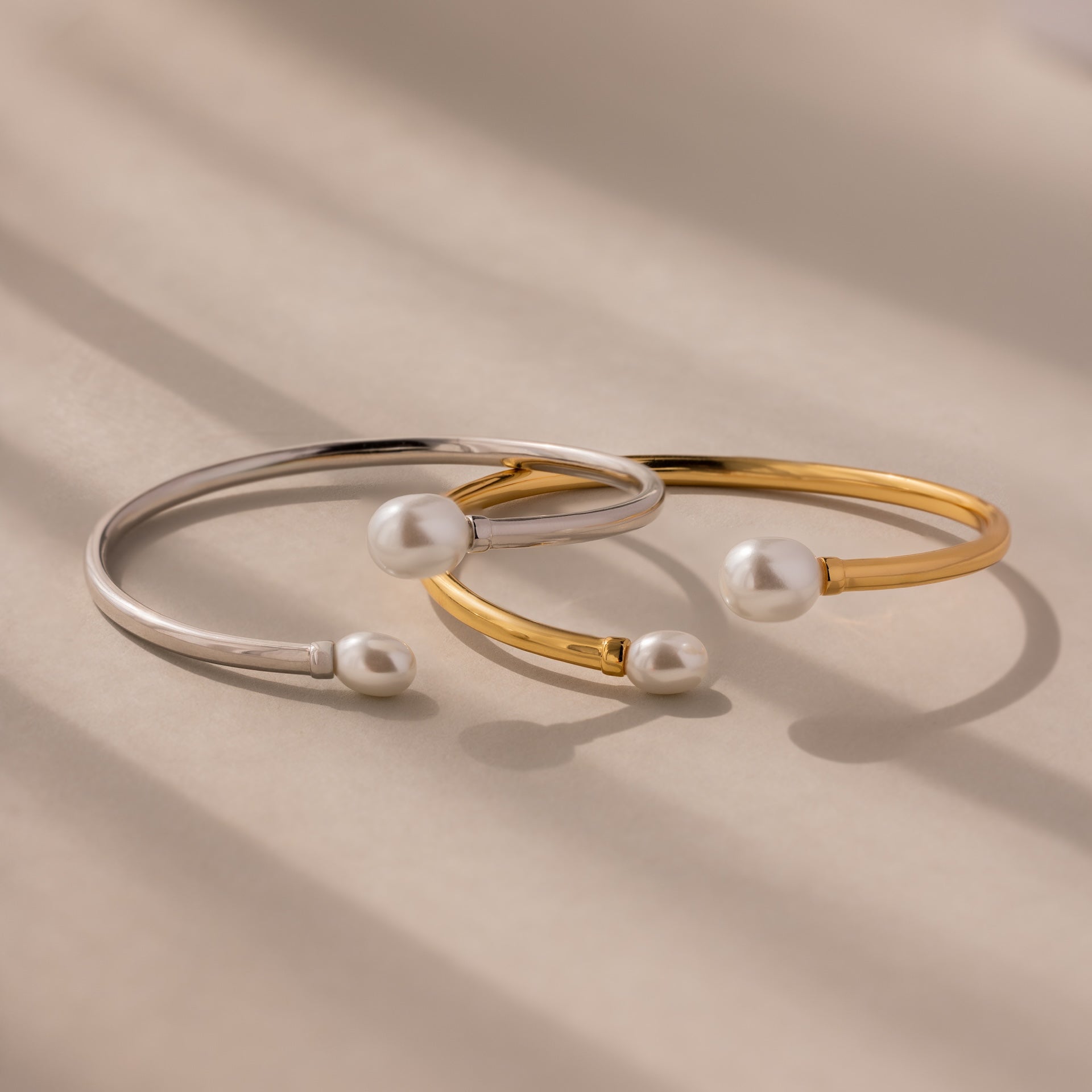 Serenity Pearl Cuff Bracelet