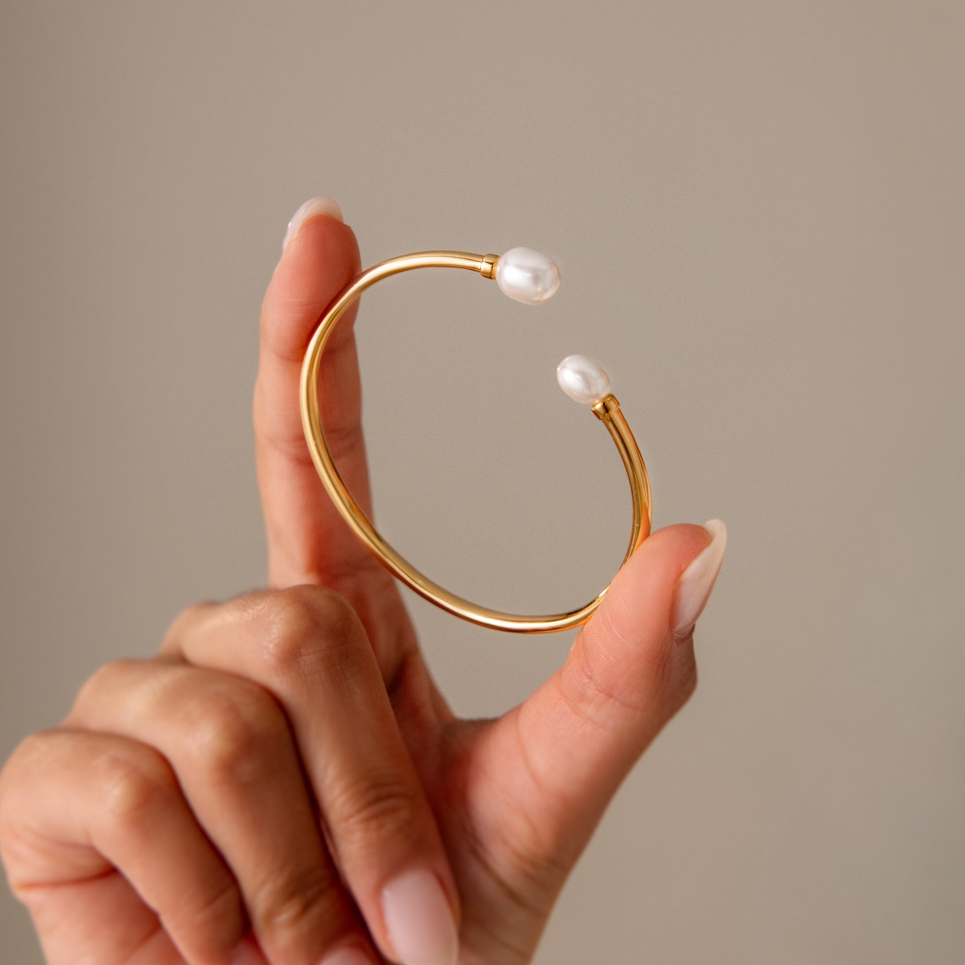 Serenity Pearl Cuff Bracelet