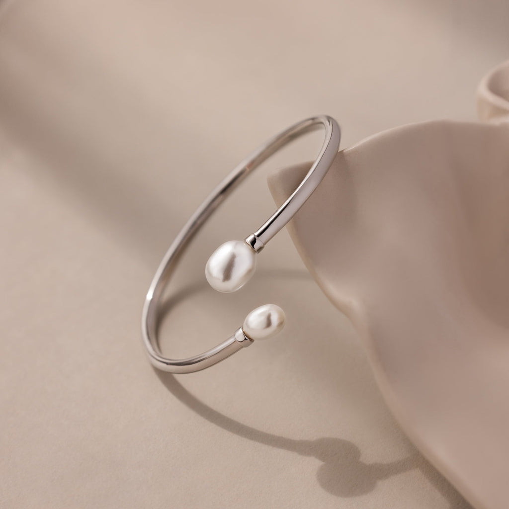 Serenity Pearl Cuff Bracelet