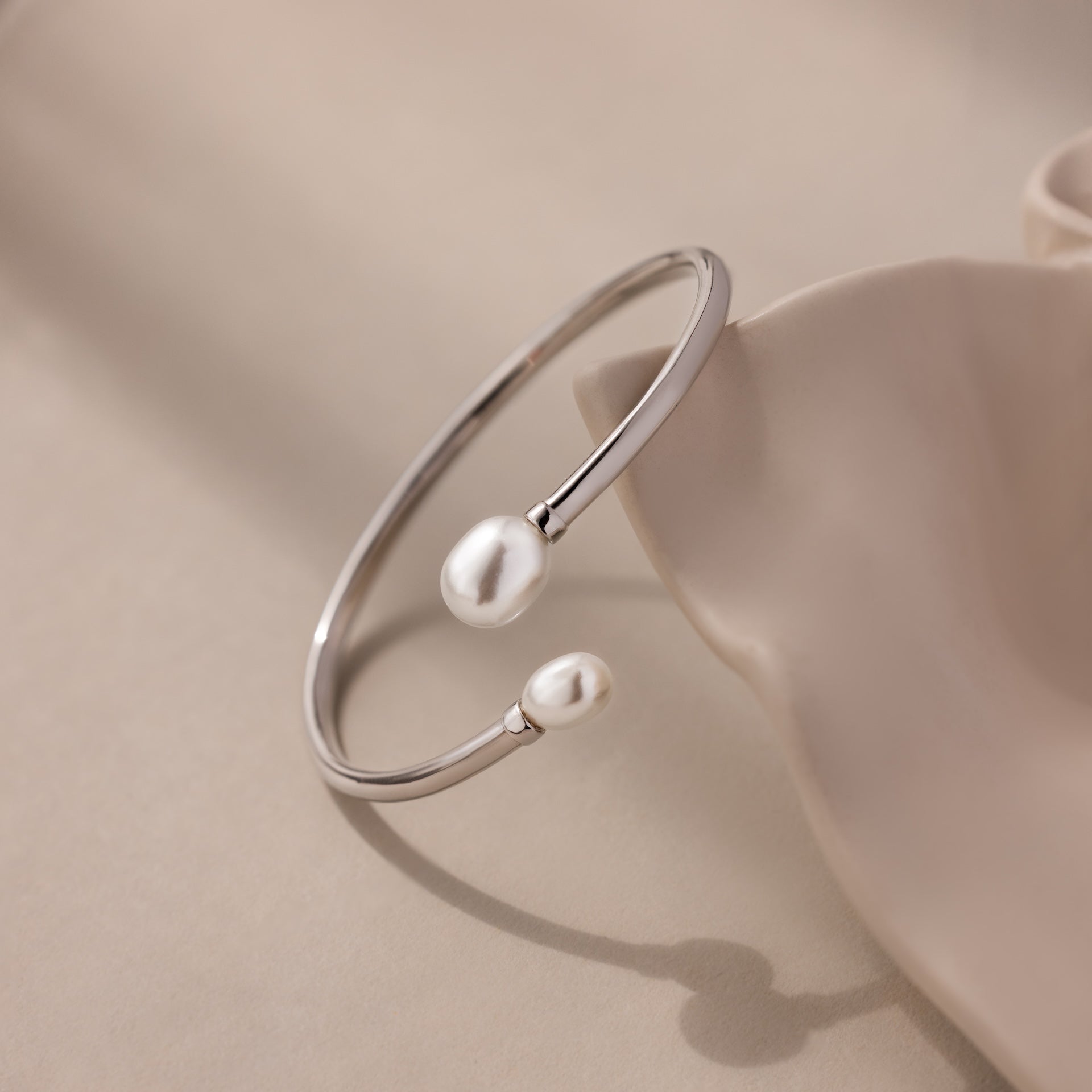 Serenity Pearl Cuff Bracelet