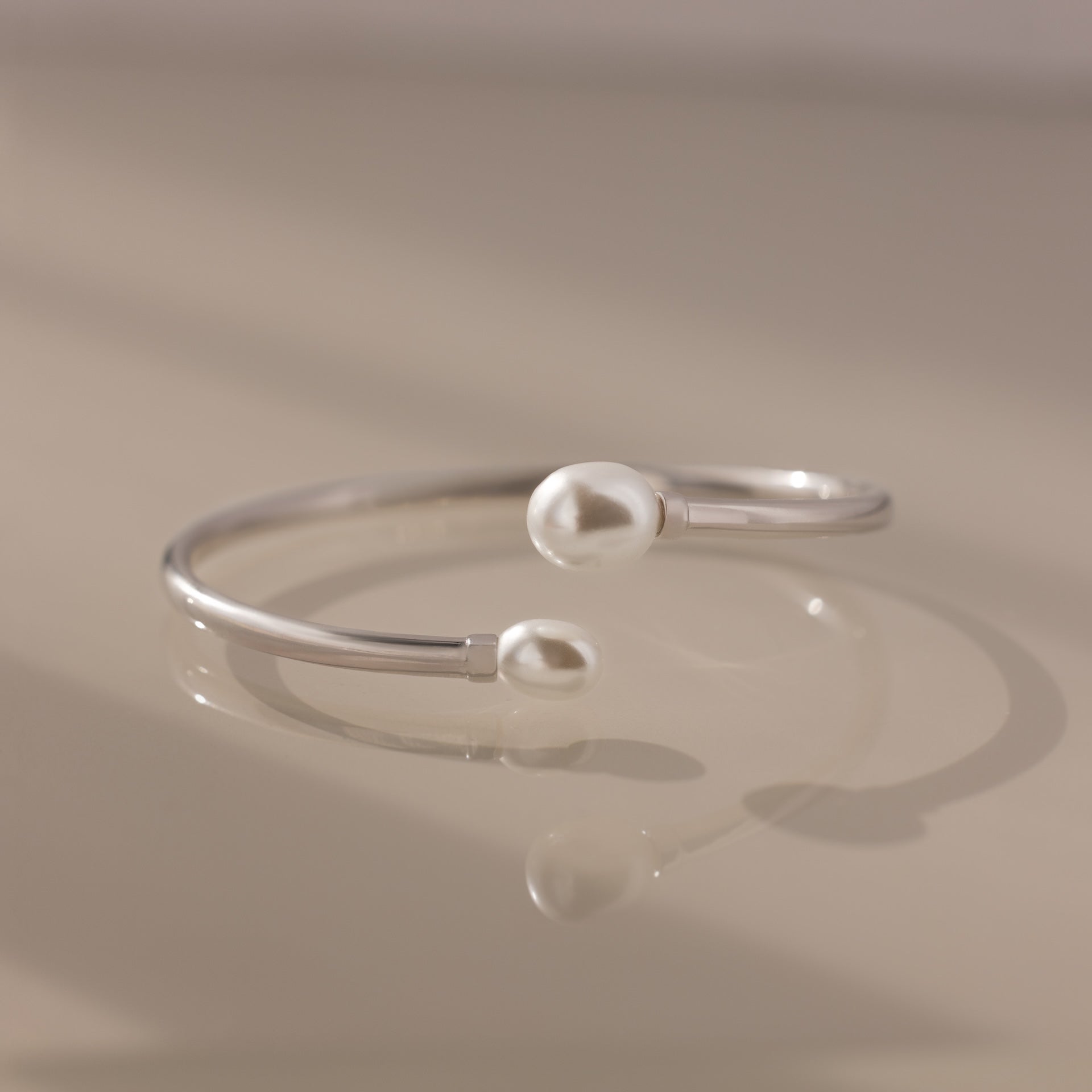 Serenity Pearl Cuff Bracelet