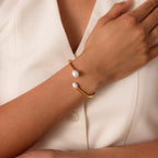 Serenity Pearl Cuff Bracelet