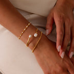 Serenity Pearl Cuff Bracelet