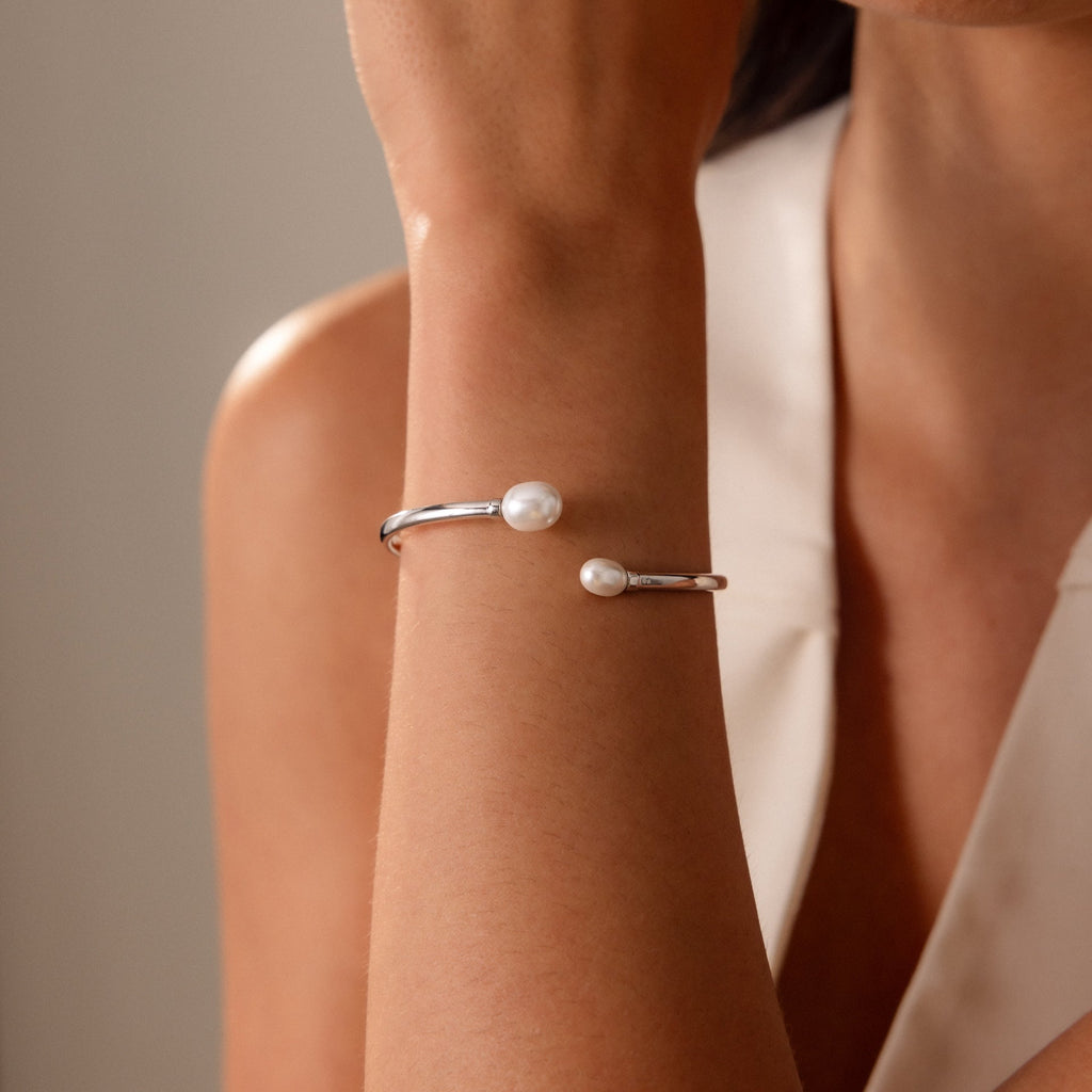 Serenity Pearl Cuff Bracelet