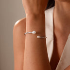 Serenity Pearl Cuff Bracelet