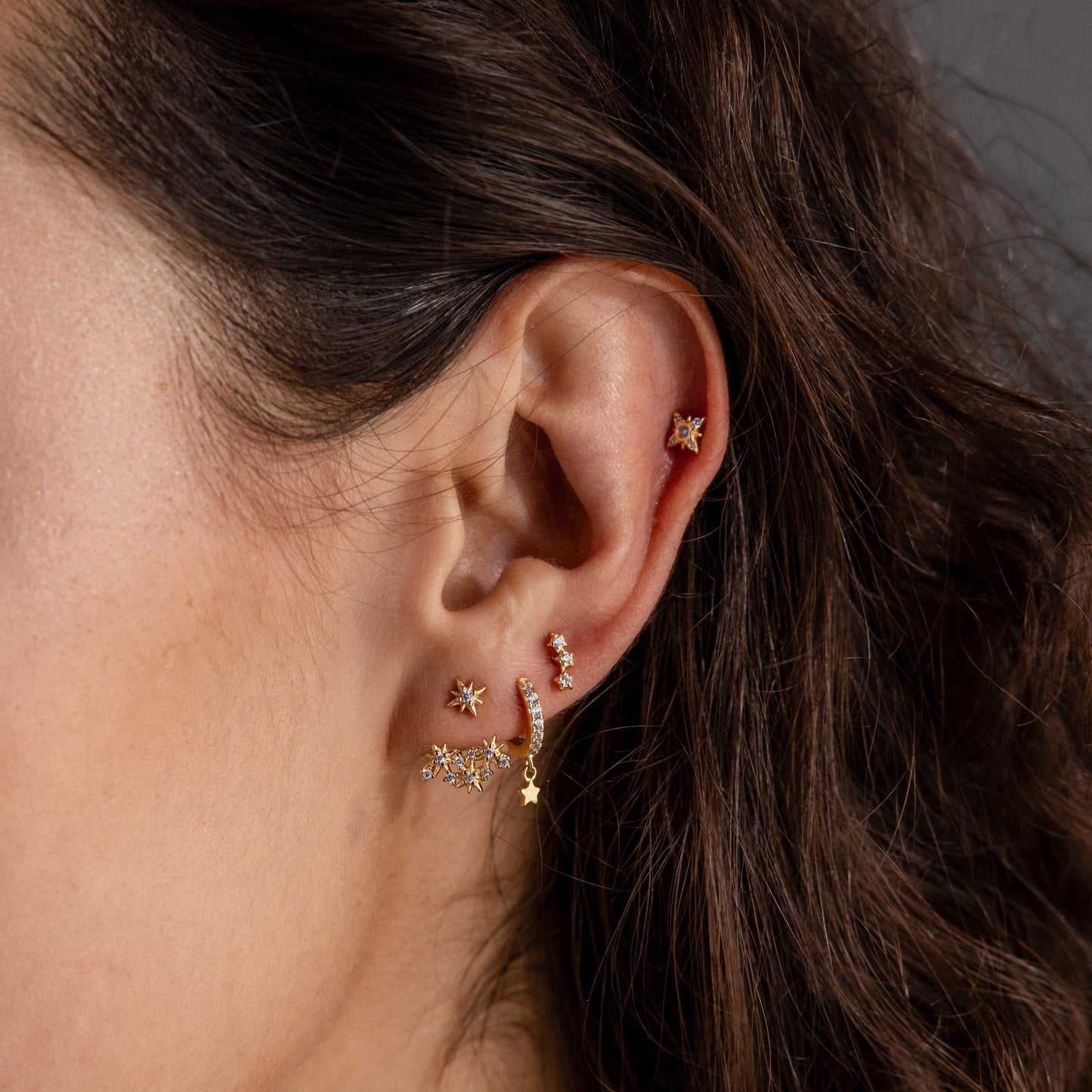 Starburst Cluster Ear Jackets