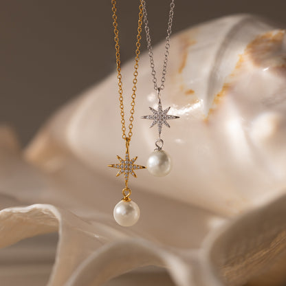 North Star Pearl Necklace