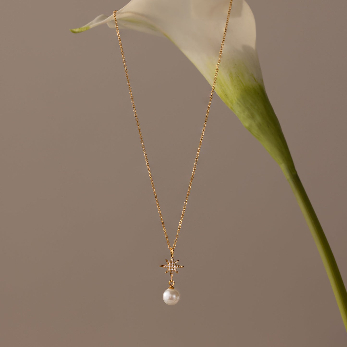 North Star Pearl Necklace