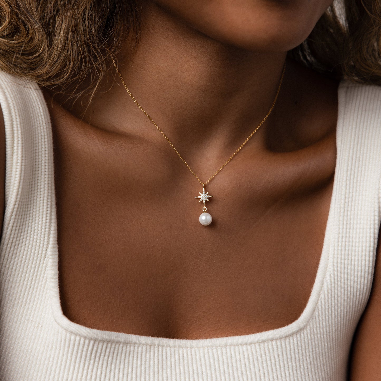 North Star Pearl Necklace