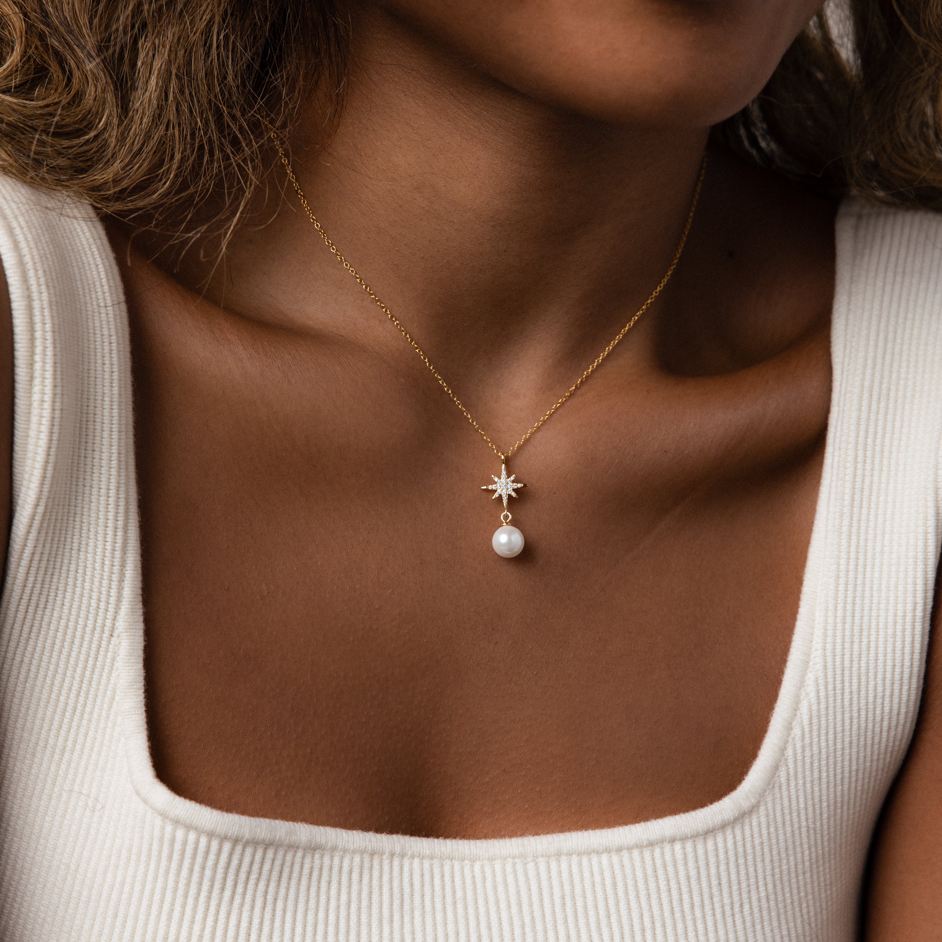 North Star Pearl Necklace