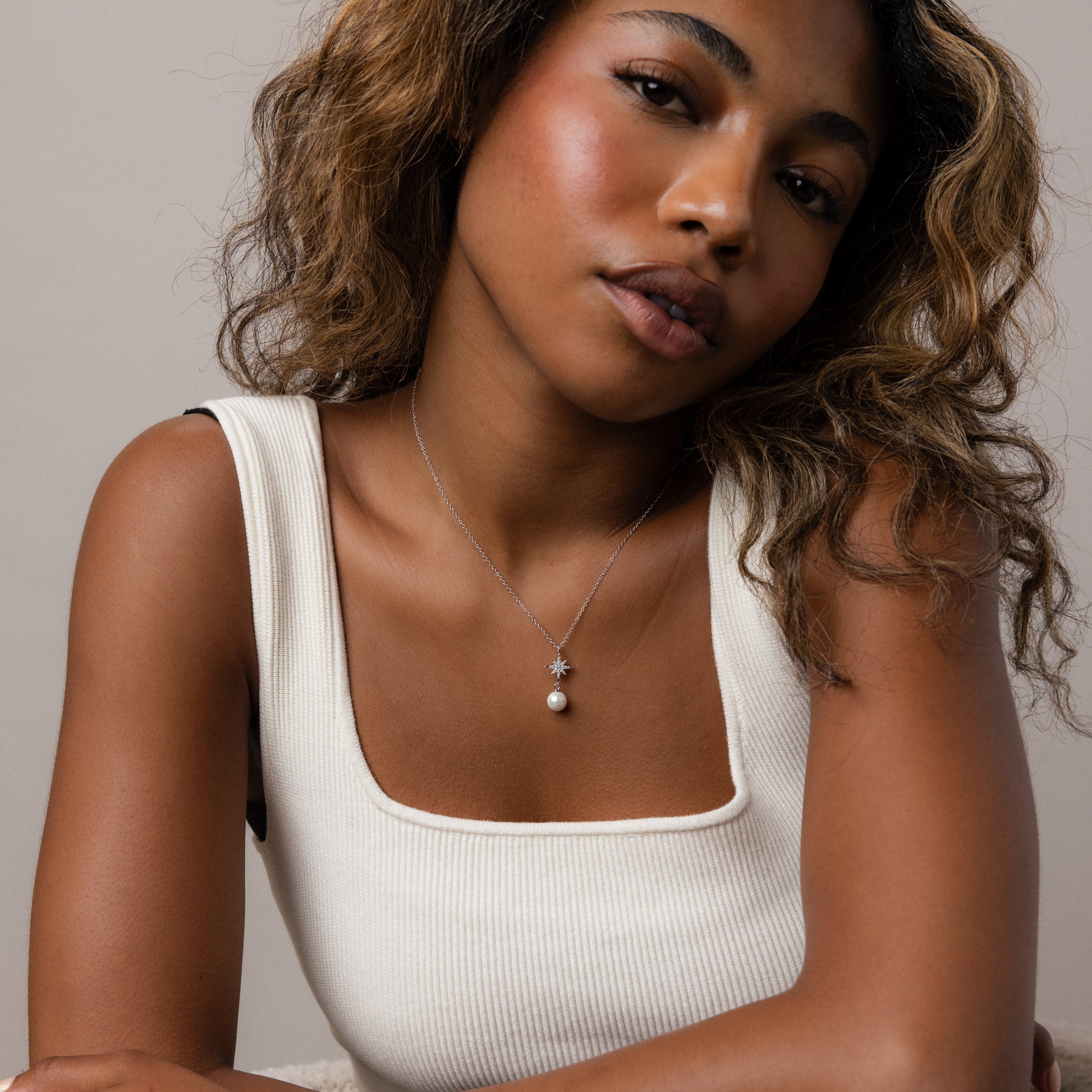 North Star Pearl Necklace