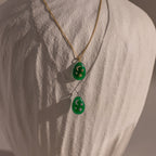 Celestial Gemstone Pendant Necklace