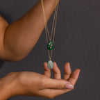 Celestial Gemstone Pendant Necklace