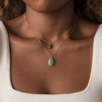 Celestial Gemstone Pendant Necklace