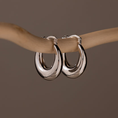 Sculpted Hoops
