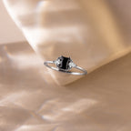 Black Baguette Diamond Ring