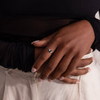 Black Baguette Diamond Ring