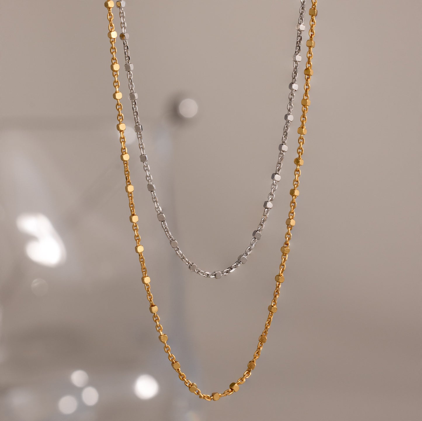 Dot Station Necklace