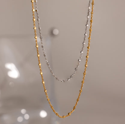 Dot Station Necklace