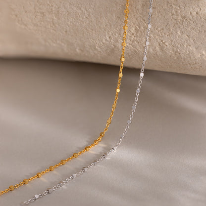 Dot Station Necklace