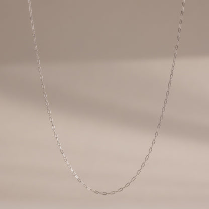 Dainty Paperclip Necklace