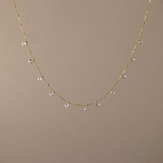 Satellite Diamond Necklace