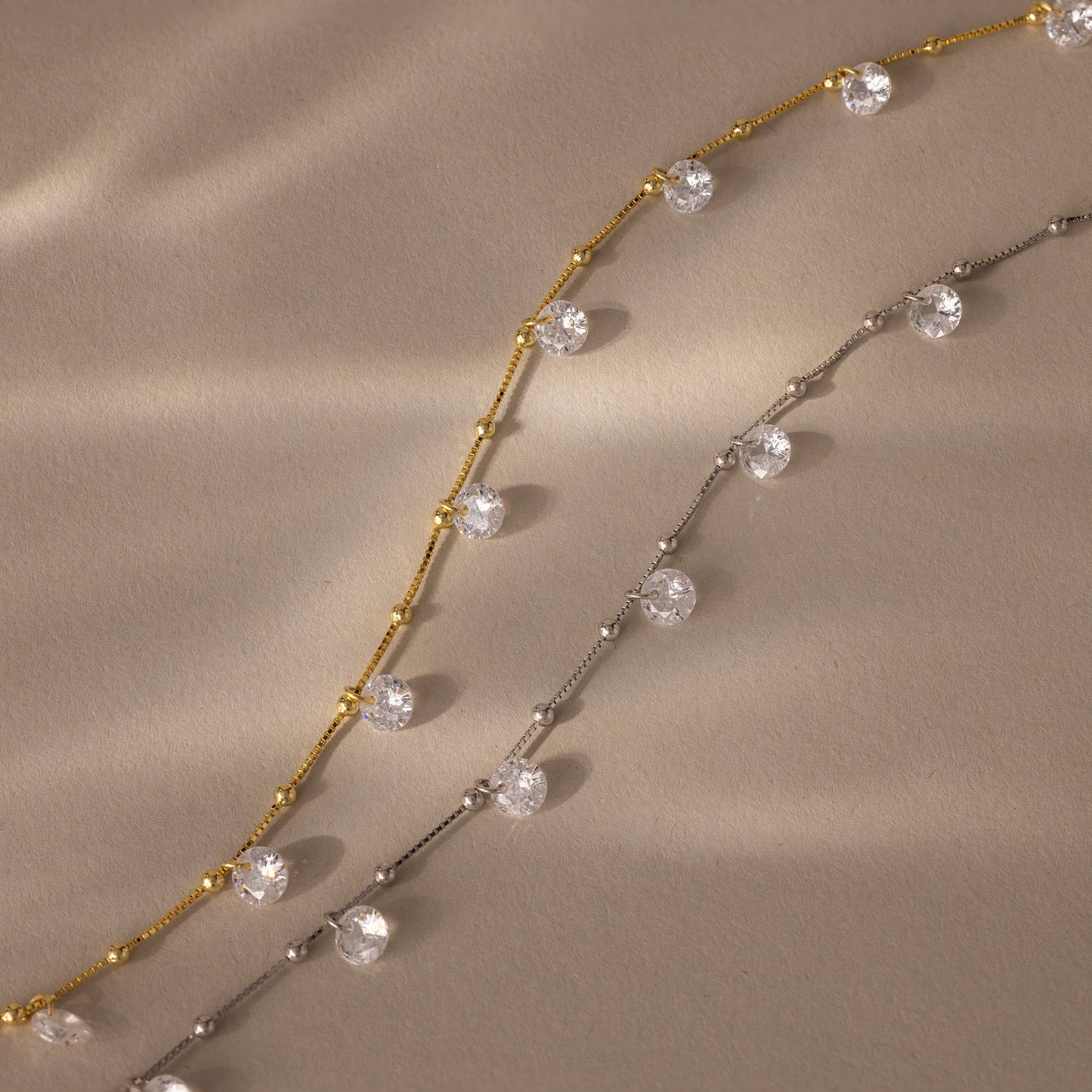 Satellite Diamond Necklace