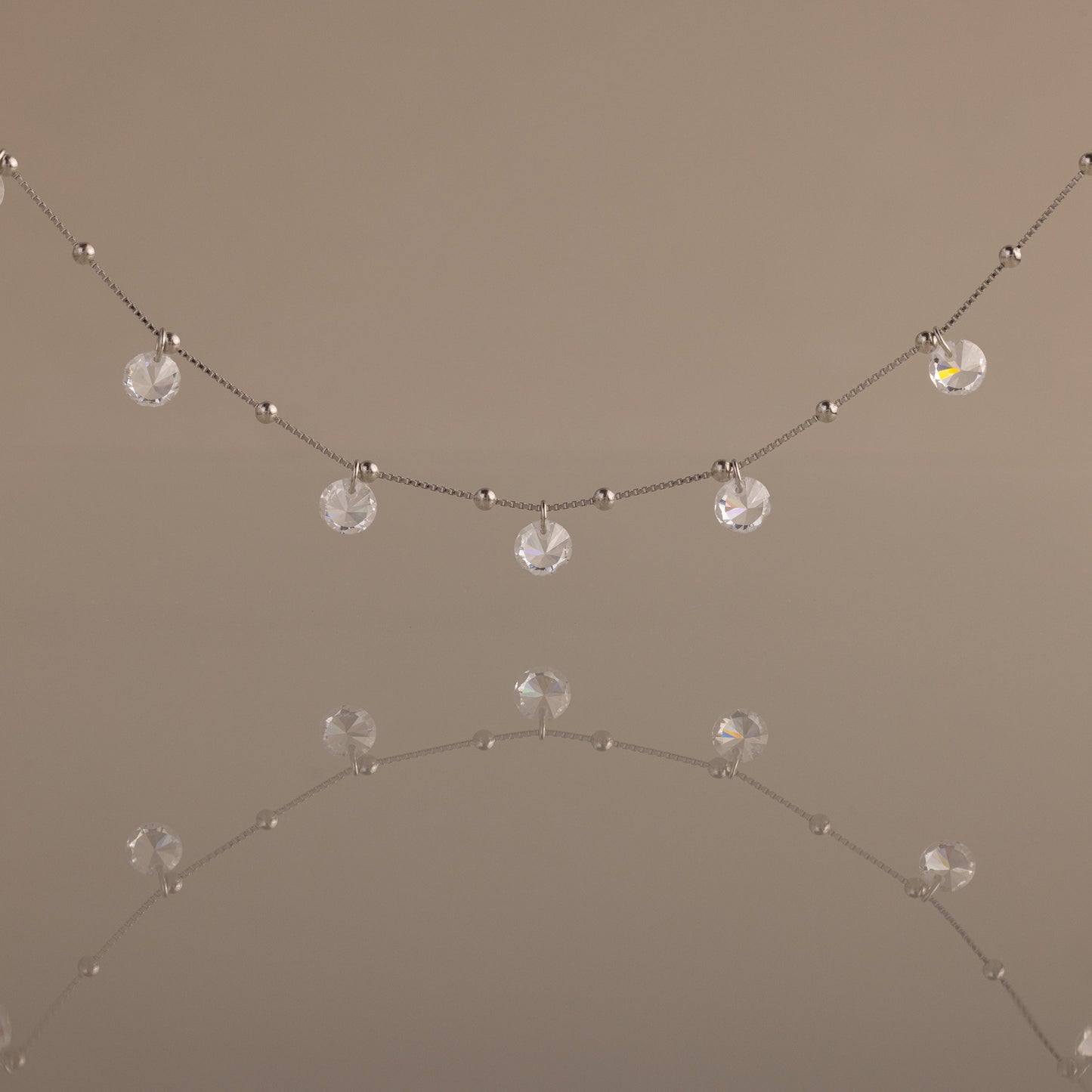 Satellite Diamond Necklace