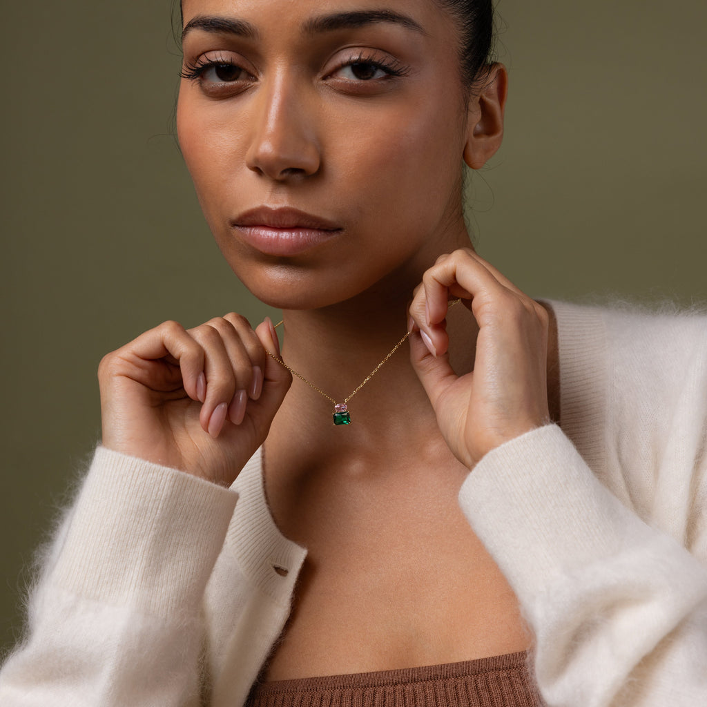 Emerald Bloom Necklace