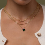 Emerald Bloom Necklace