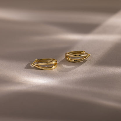 Oval Duo Hoops