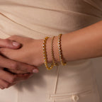 Heart Tennis Bracelet