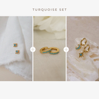 Boho Turquoise Earring Set