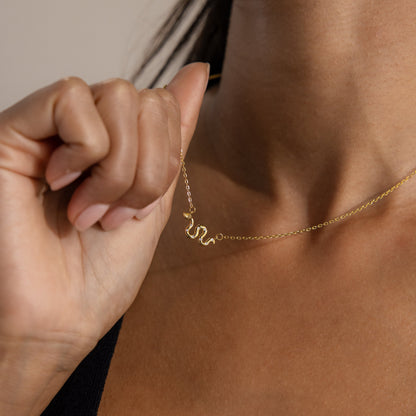 Dainty Viper Necklace