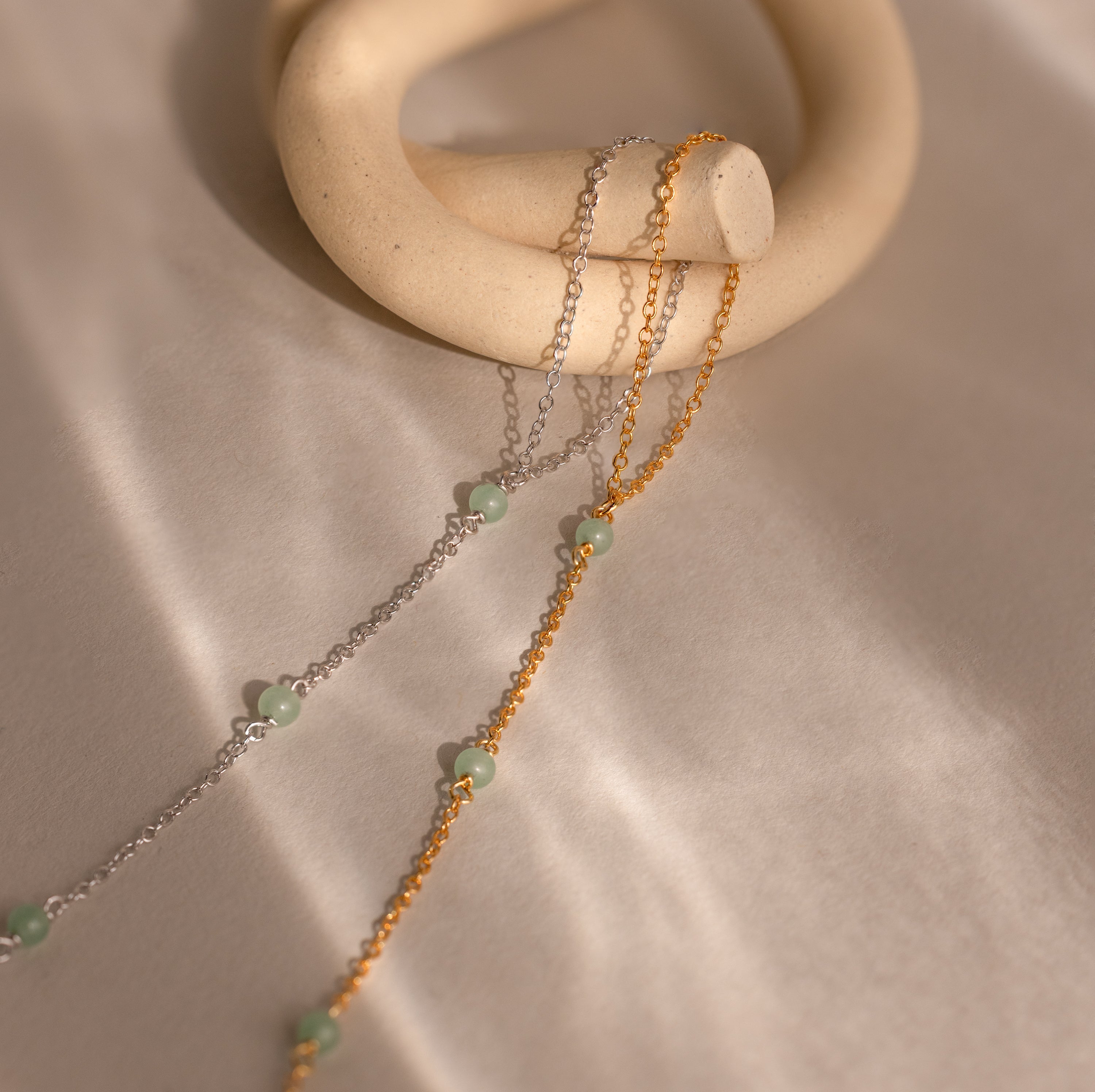 Jade Hand Chain Bracelet