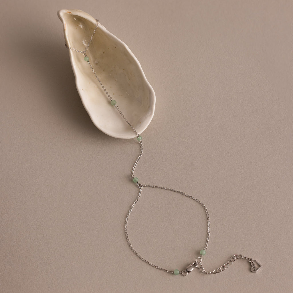 Jade Hand Chain Bracelet
