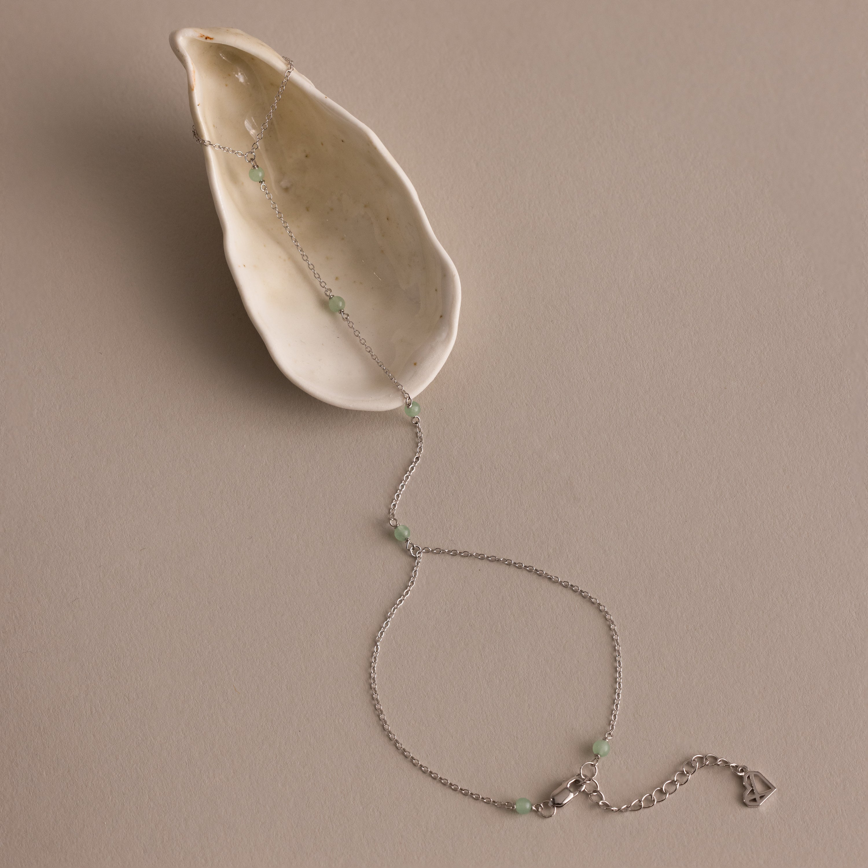 Jade Hand Chain Bracelet