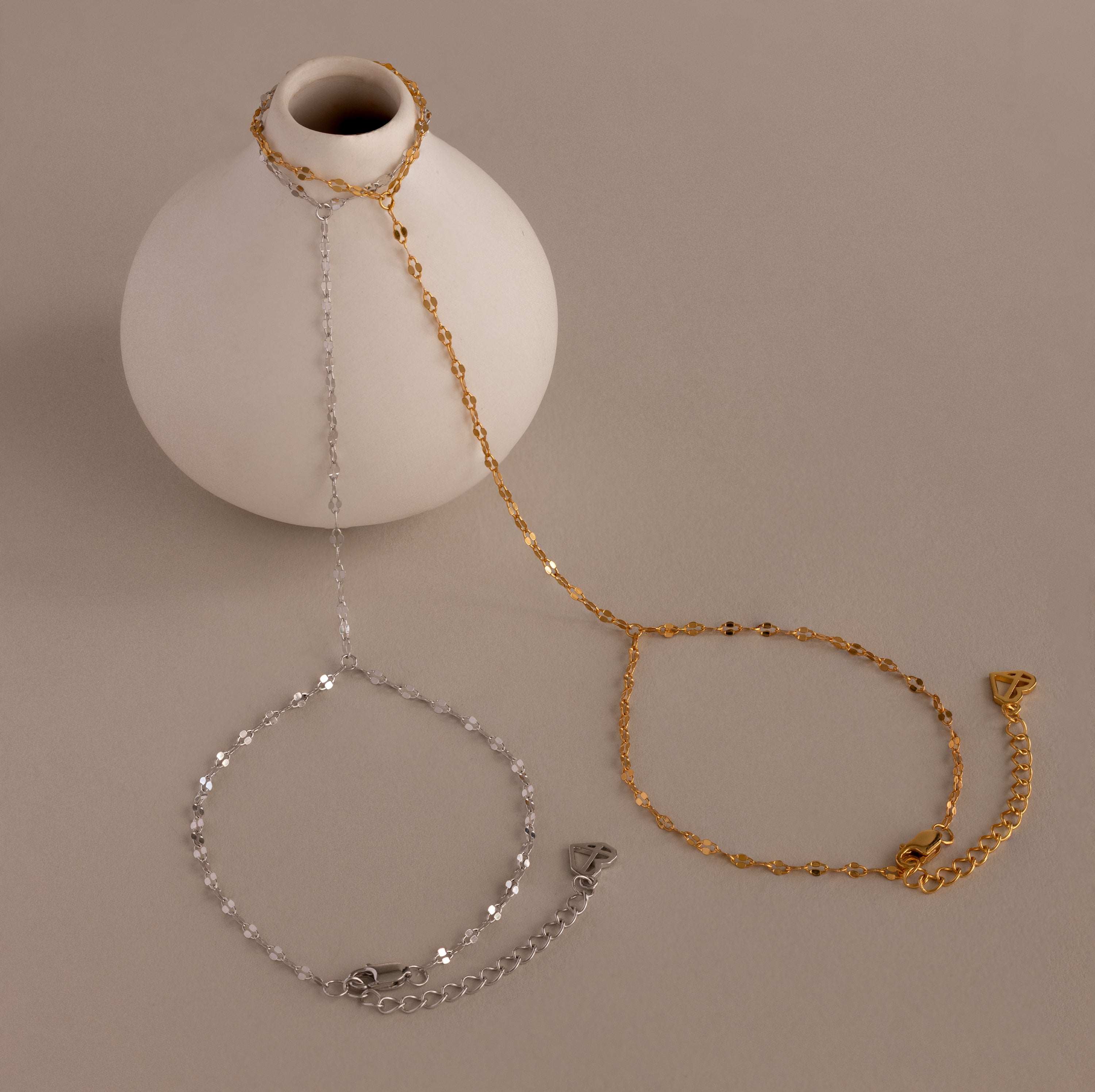 Sparkle Hand Chain Bracelet