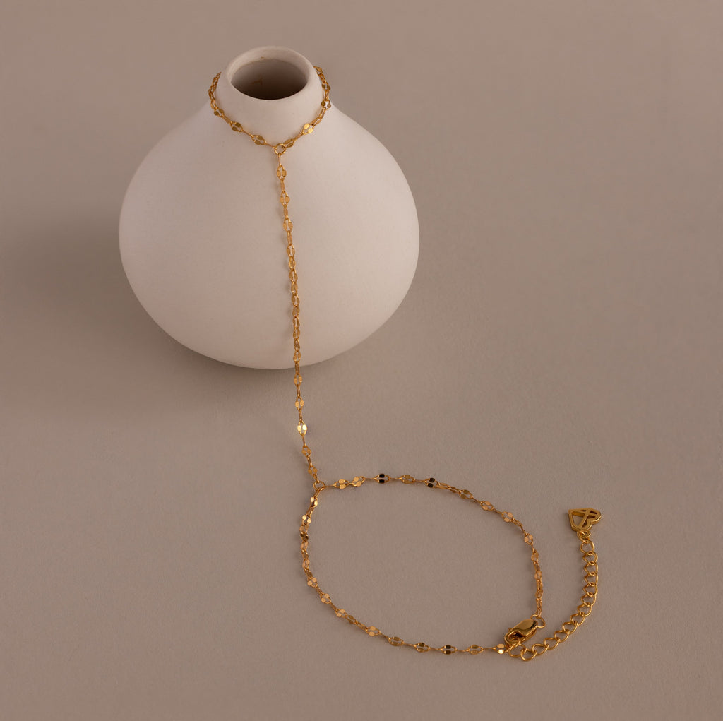Sparkle Hand Chain Bracelet
