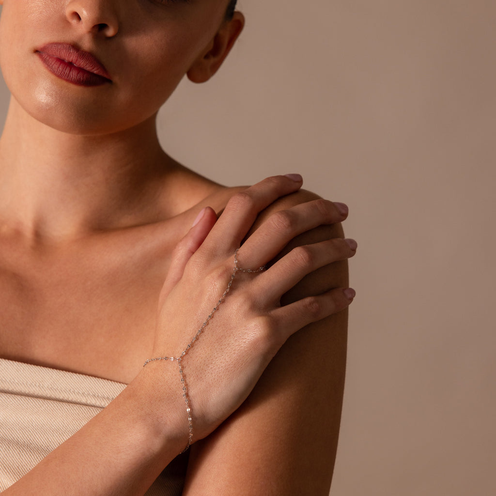Sparkle Hand Chain Bracelet