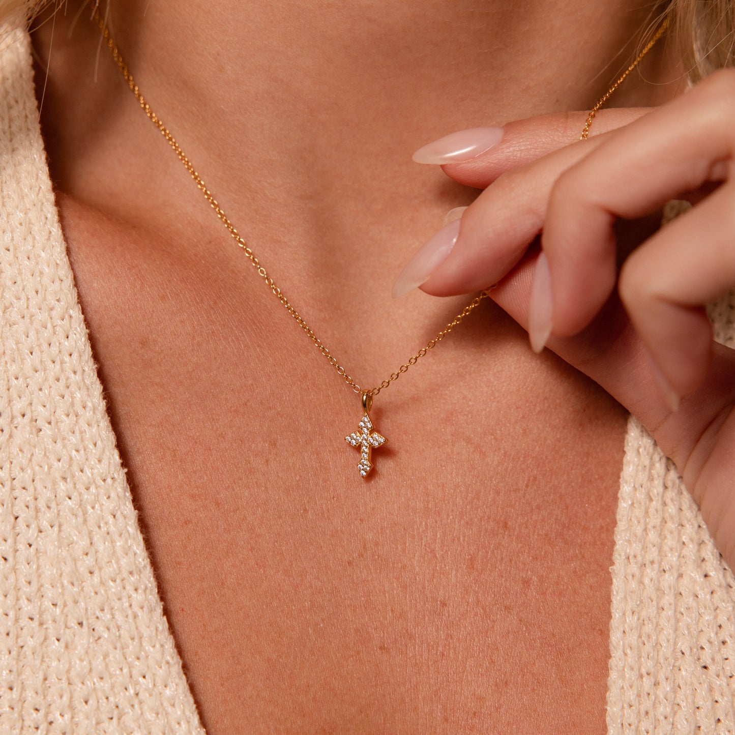 Vintage Cross Necklace