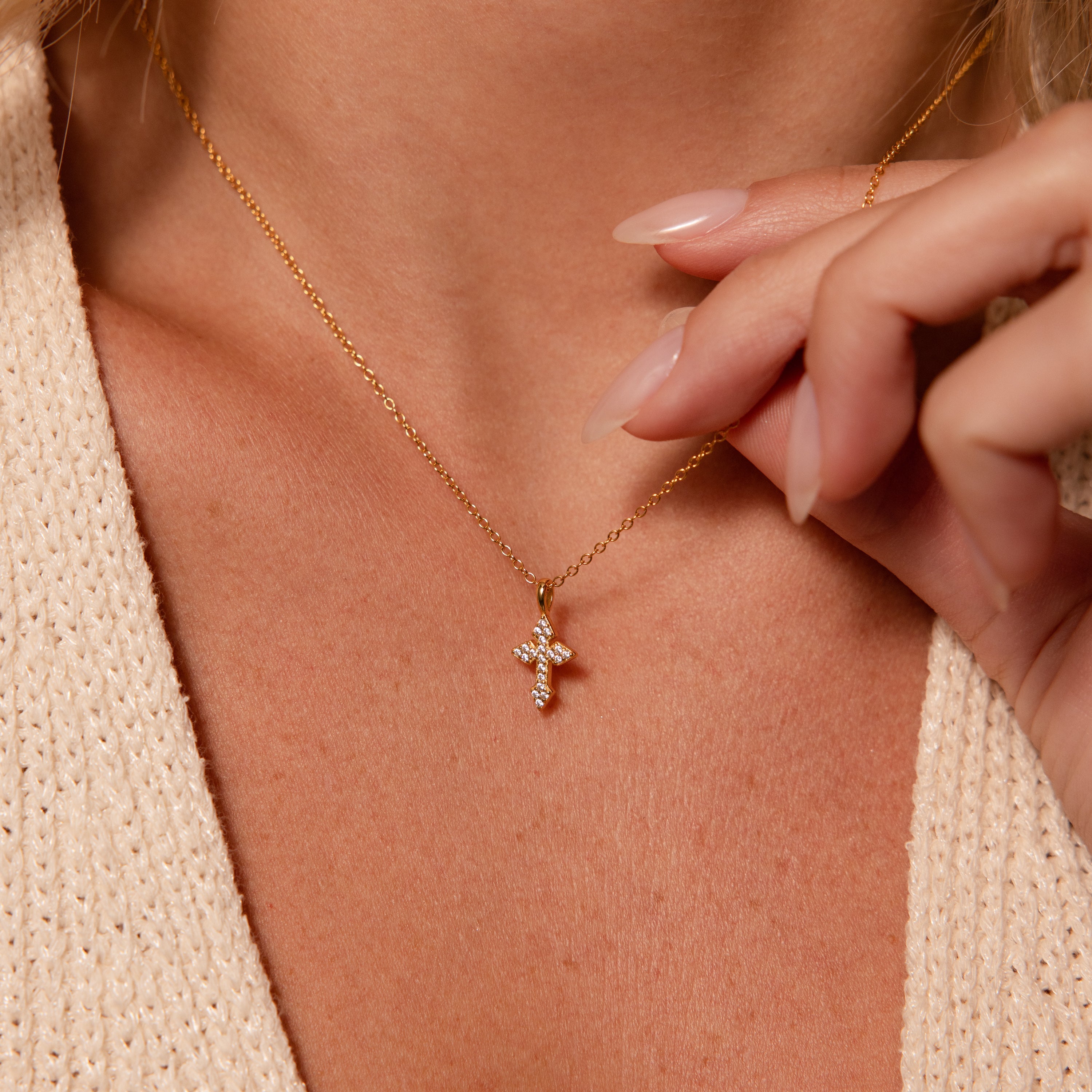 Vintage Cross Necklace