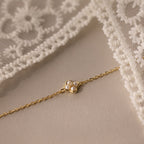Rounded Pearl Flower Bracelet