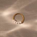 Beaded Pearl Ring