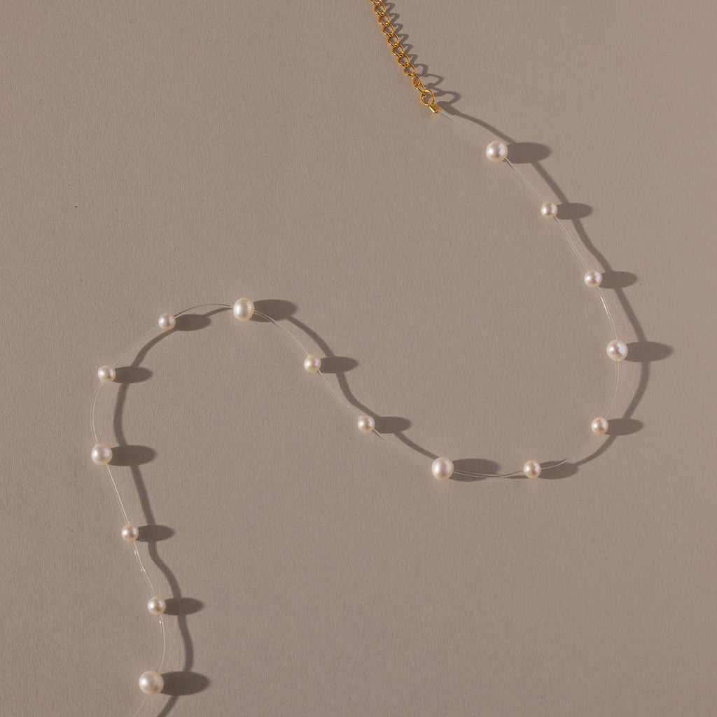 Floating Pearl Necklace