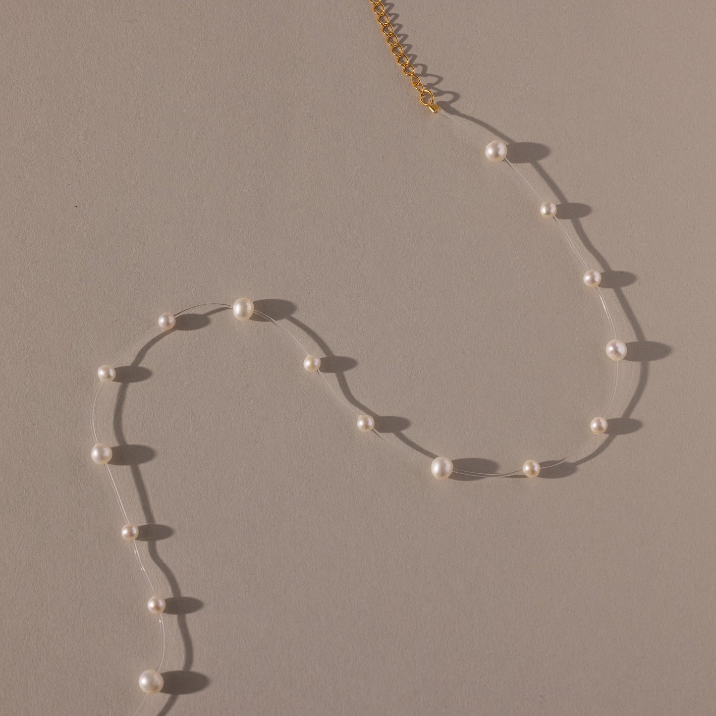 Floating Pearl Necklace
