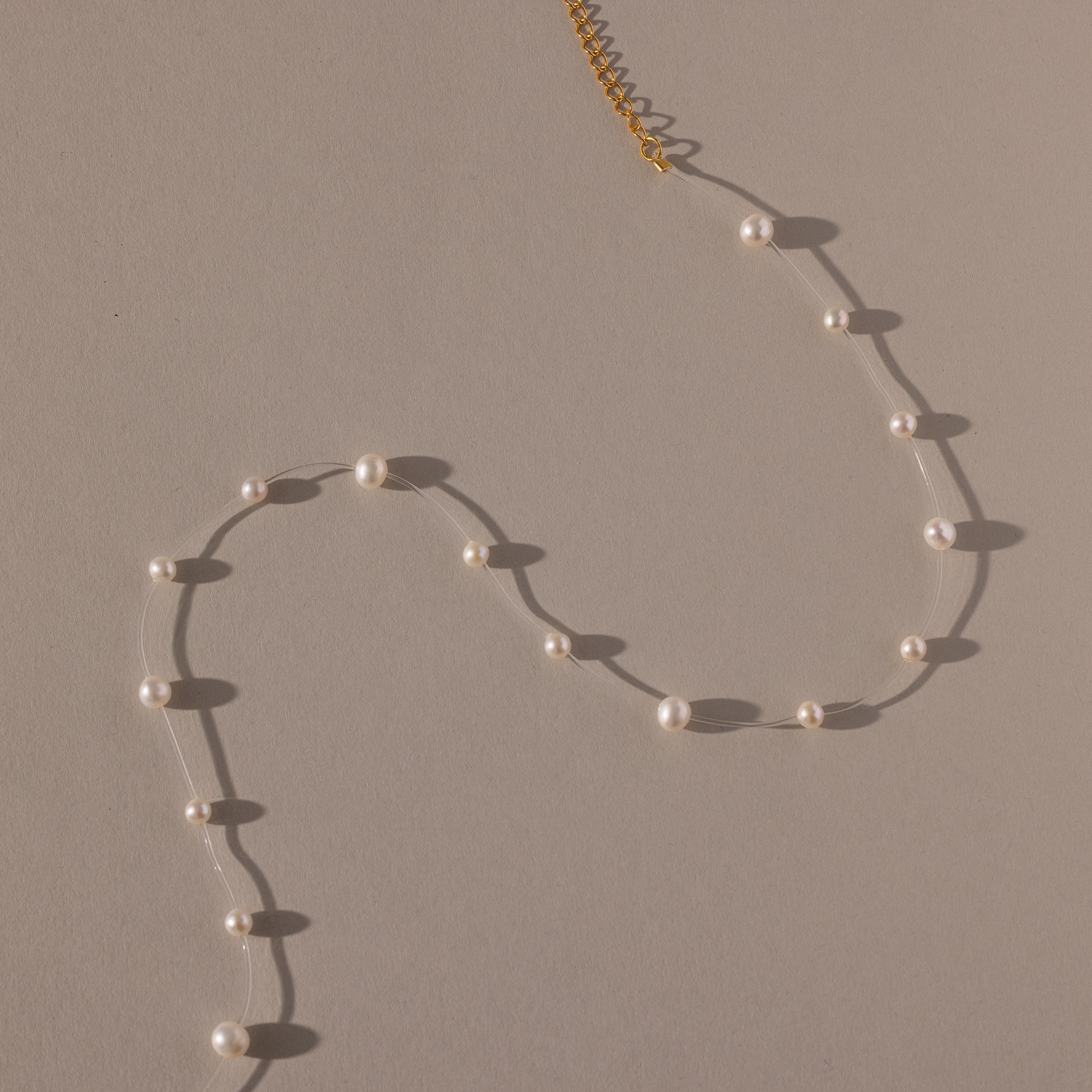 Floating Pearl Necklace